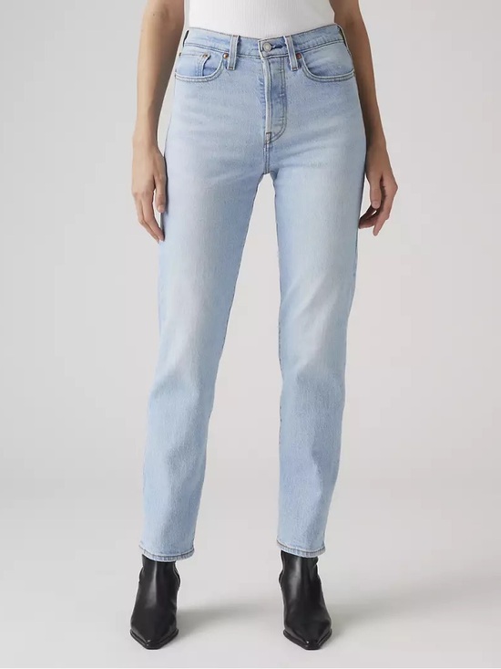Levi's Denim - Levi's Light Blue High-Rise Straight Leg Jeans